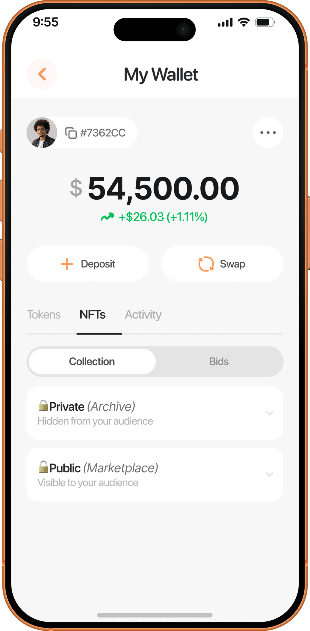 Crypto Monetization Interface